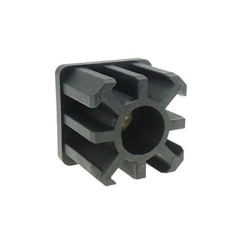 M12 x 50mm x 50mm - Heavy Duty Square Threaded Insert - Black - Stainless Steel | Vital Parts